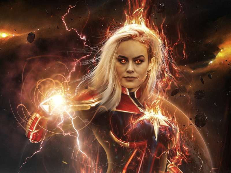 2K, Brie Larson, Movie, Captain Marvel