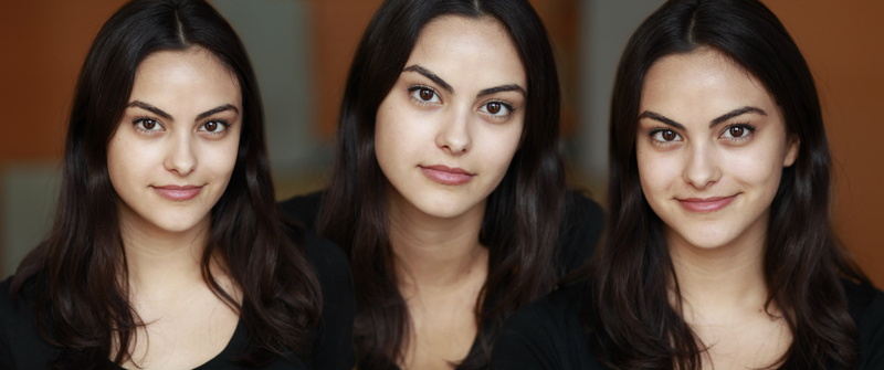 hairstyle, close-up, brunette, 2K, headshot, emotion, Camila Mendes, beauty, young women, portrait, human face, front view, long hair, Riverdale, young adult