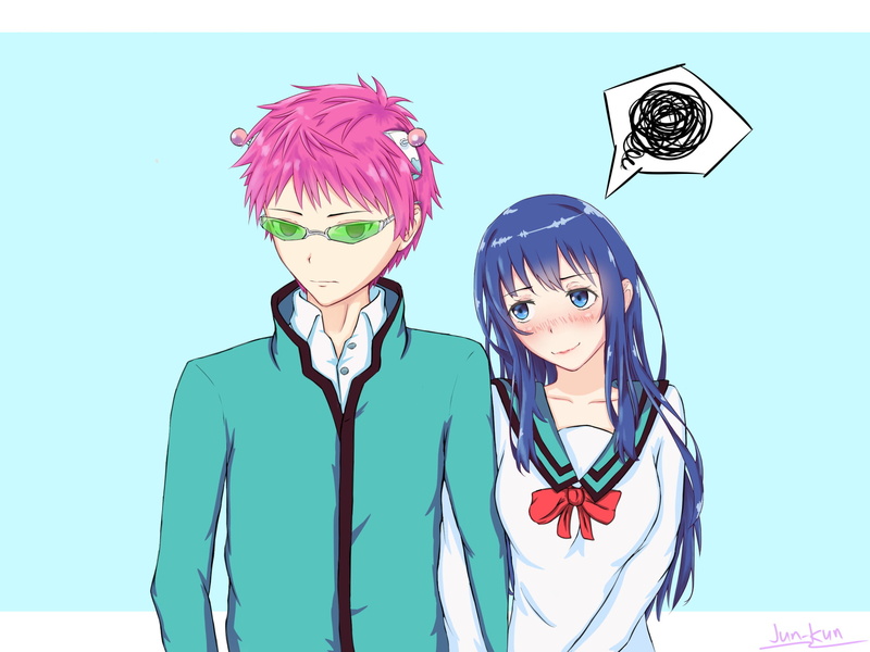 The Disastrous Life of Saiki K., Anime, Saiki Kusuo, 1080P, Teruhashi Kokomi