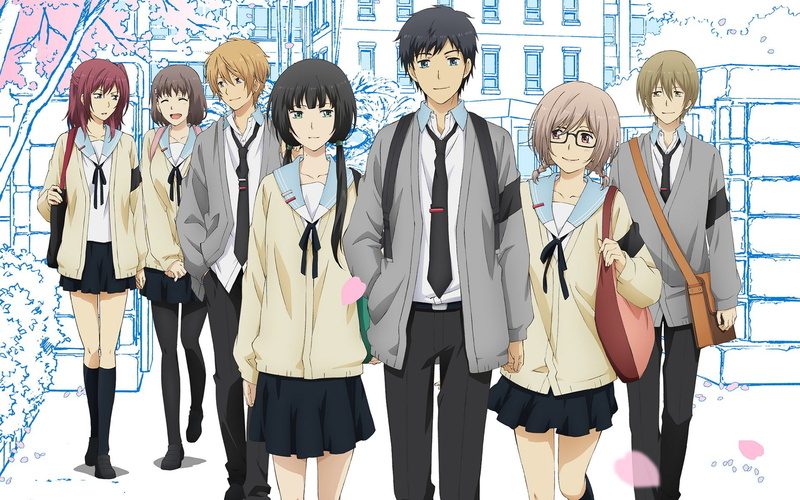 Kazuomi Ooga, Chizuru Hishiro, ReLIFE, Rena Kariu, Anime, Ryou Yoake, Honoka Tamarai, Arata Kaizaki, 1080P, An Onoya