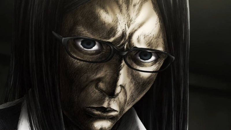 human face, eyeglasses, woman, real people, hair, body part, headshot, indoors, hairstyle, one person, black background, anime, leisure activity, black
