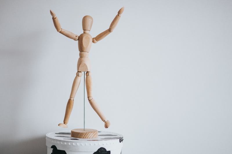 white background, gesture, hanging, thread, model, yarn, no people, cut out, arms raised, male likeness, puppet, dummy, various, wood - material, wood