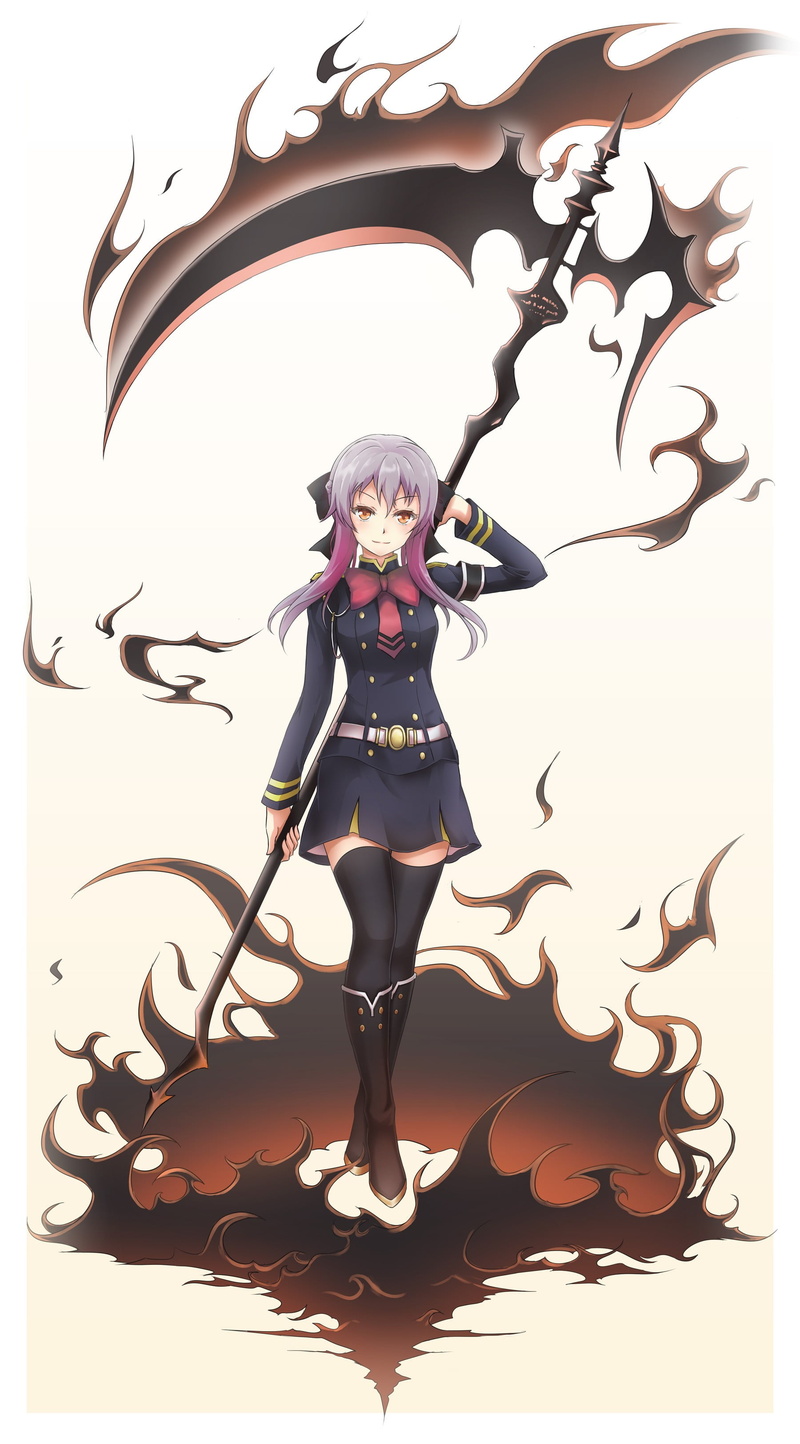 spooky, women, indoors, witch, art and craft, angel, one person, studio shot, paint, water, 2K, black color, Owari No Seraph, anime girls, halloween, white background