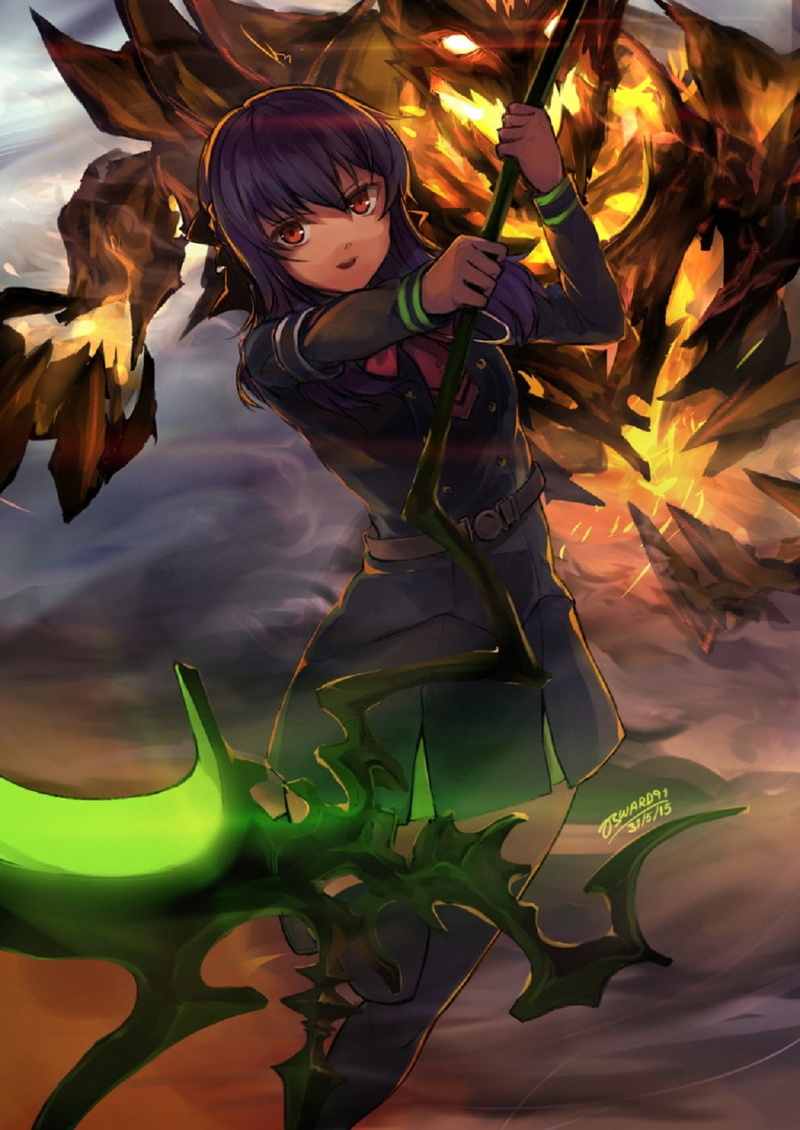 720P, Hiiragi Shinoa, Owari No Seraph