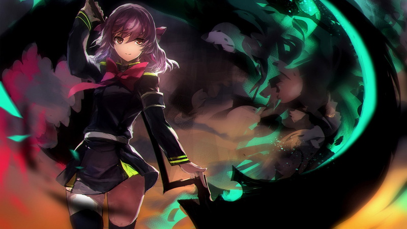 three quarter length, nightlife, one person, illuminated, outdoors, standing, multi colored, Owari No Seraph, young adult, lifestyles, portrait, glowing