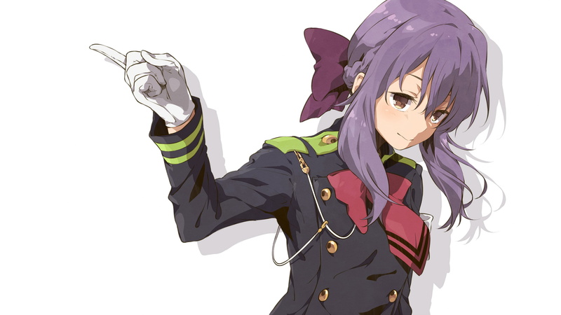 Owari No Seraph, Hiiragi Shinoa, anime girls, 2K