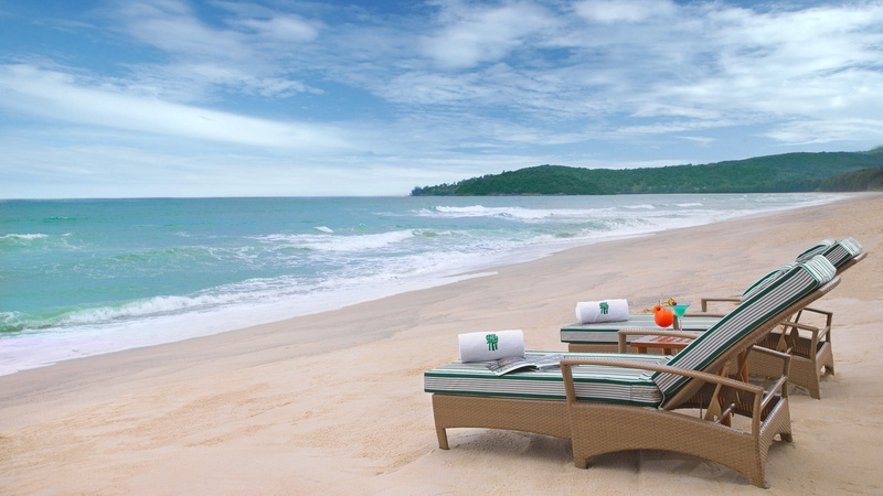 sand, horizon over water, seat, beauty in nature, sofa, landscape, wave, land, sky, wooden, no people, brown, chair, vacations, trip, motion, beach, bed