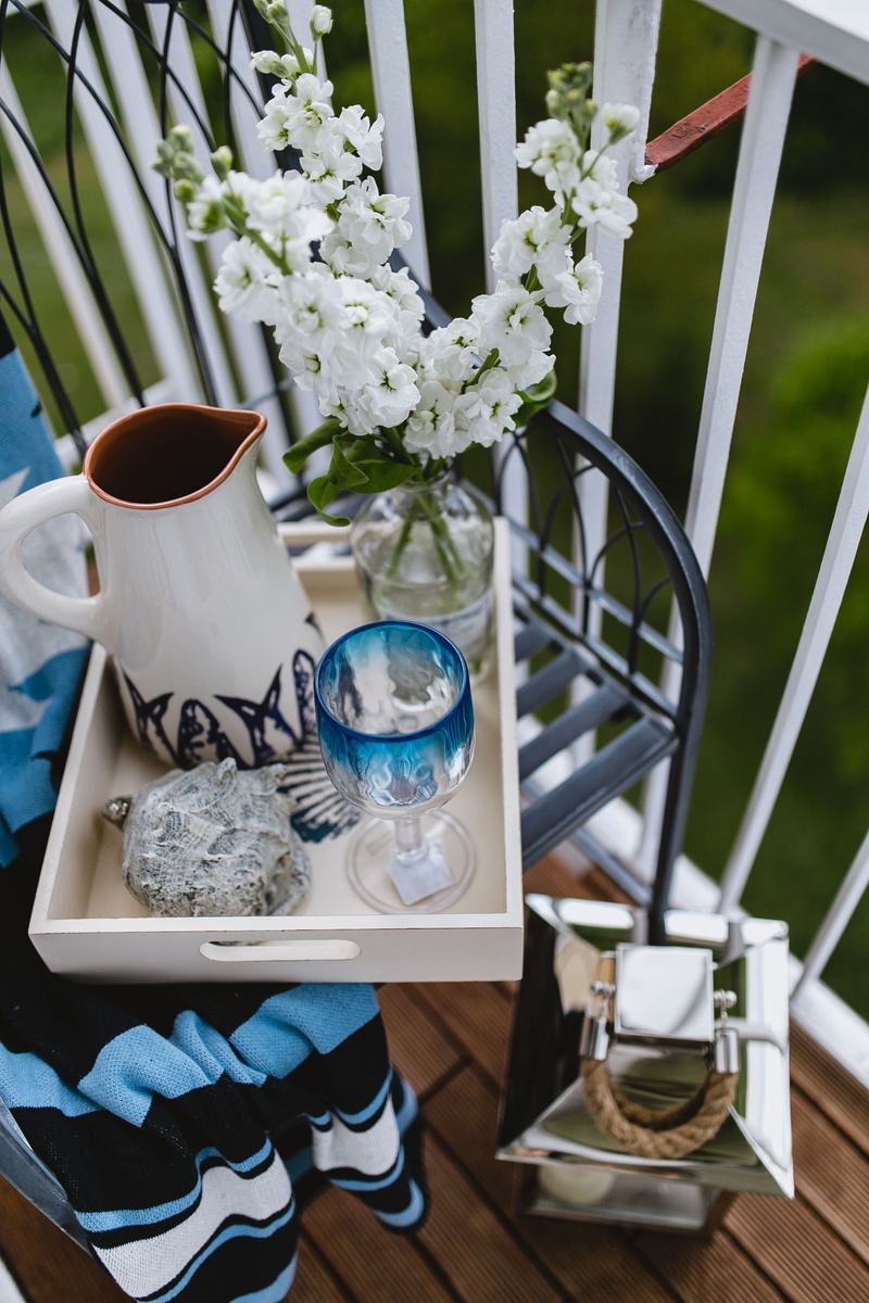 wineglass, outdoor, decorations, decoration, napkin, cozy, Balcony, cup, no people, flower, close-up, architecture, coffee cup, glass, flower head, white color