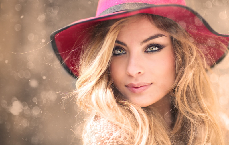 alessandro, hat, Alessandro Di Cicco, lips, photo, eyes, portrait, piping, cicco, girl, 4K, pink, di, suede, s, blonde, black, photographer, women
