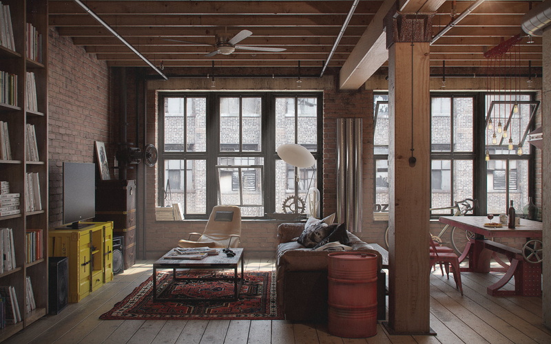 day, coffee, old, 1080P, indoors, domestic room, ceiling, wooden, flooring, black, chair, building, room, seat, architecture, square, empty, home interior