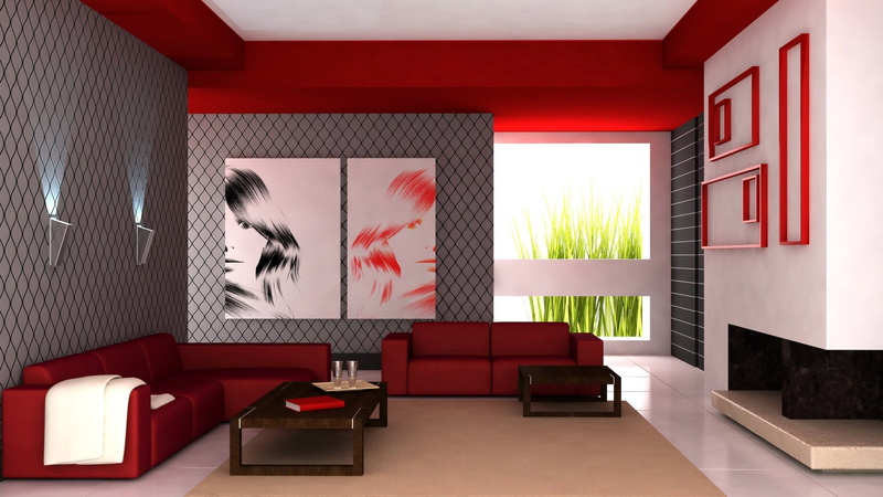 window, 1080P, set, comfortable, indoors, architecture And Buildings, domestic Room, interior, home, apartment, armchair, hotel, red, house, decor, architecture