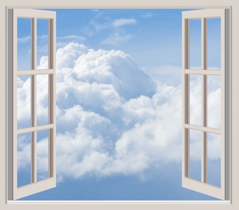 nature, tranquil scene, white color, scenics - nature, fluffy, outdoors, white, photo, sunlight, cloud - sky, day, seen through window, tranquility, shape