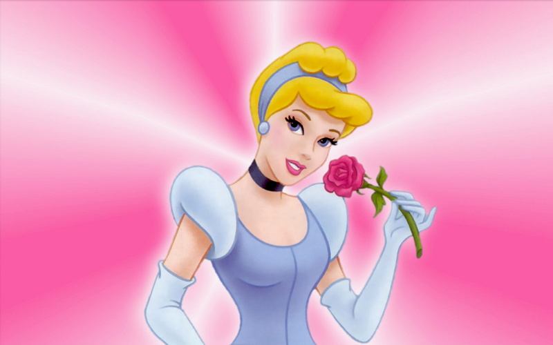mobile, hd, desktop, disney, 2K, rose, pc, tablet, cinderella, cartoon, movies, red, pretty