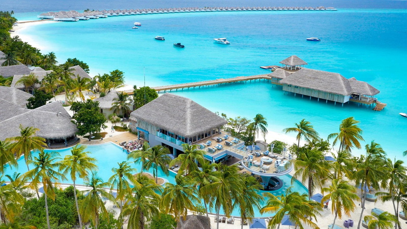 finolhu, drone, island, 2K, resort, atoll, maldives, indonesia, view, baa