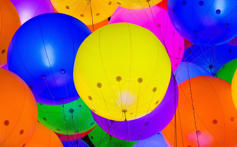 vibrant color, Aero, Lyon, hot air balloon, lumieres, yellow, Night, full frame, Europe, large group of objects, balloon, blue, backgrounds, close-up, outdoors