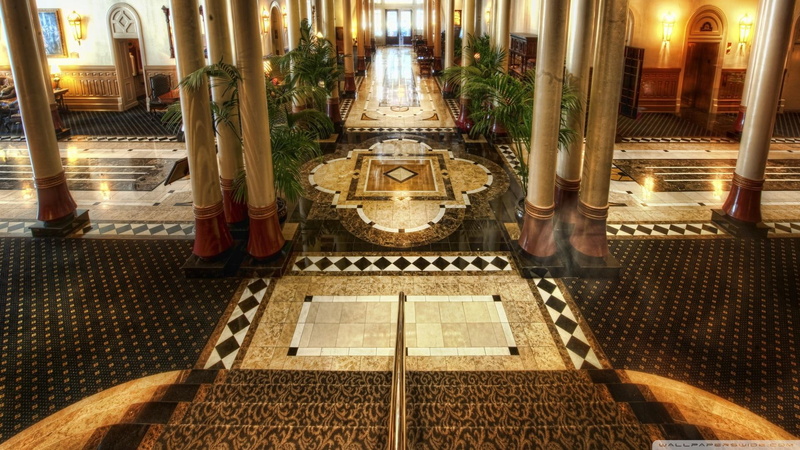 nature and landscapes, texas, hotel, driskill, marble, austin, lights, stairs, 1080P, lobby