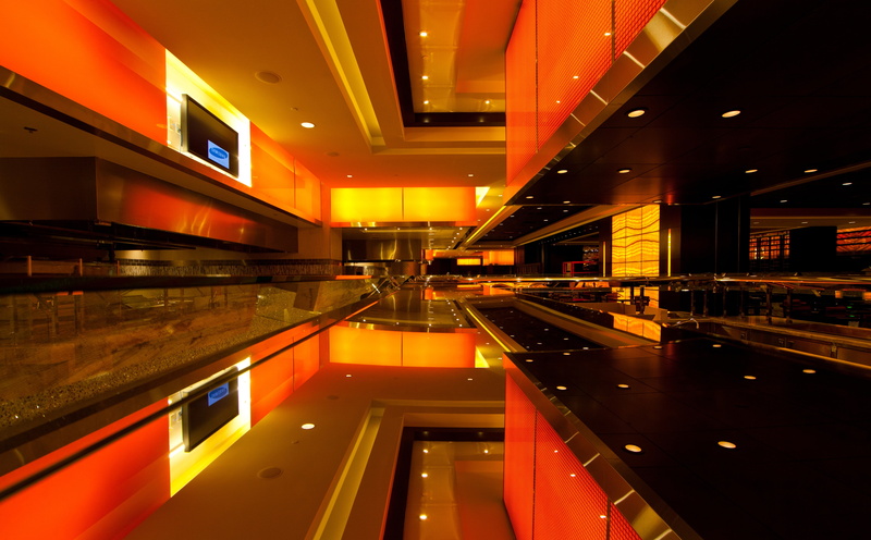 communication, Cosmopolitan Hotel, The Cosmopolitan, ceiling, Buffet, United States of America, domestic room, building, amber, electric light, The Cosmopolitan Hotel