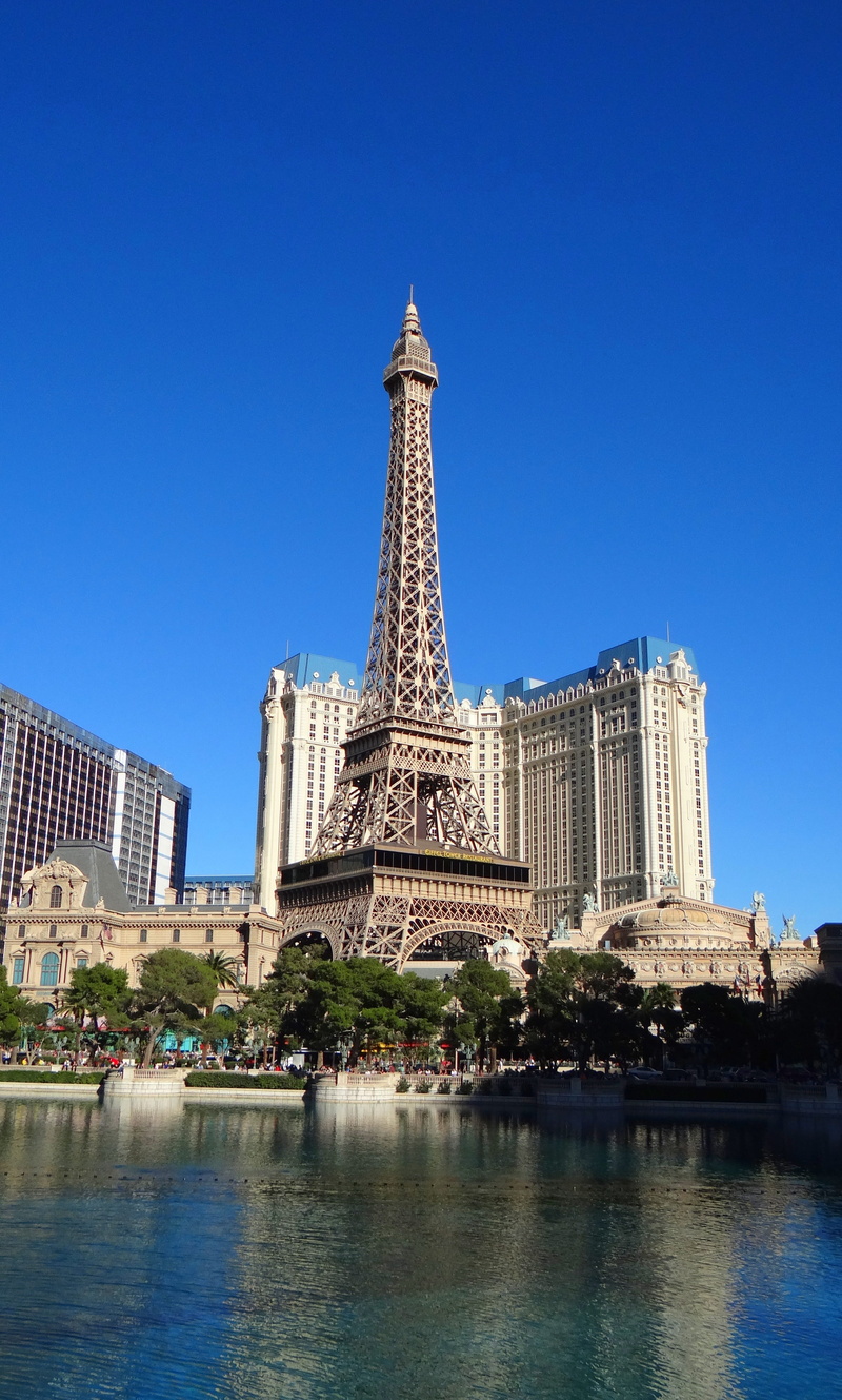 Eiffel Tower, tall - high, travel, vegas, landmark, built structure, outdoors, vacation, skyline, building, architecture, nevada, travel destinations, waterfront