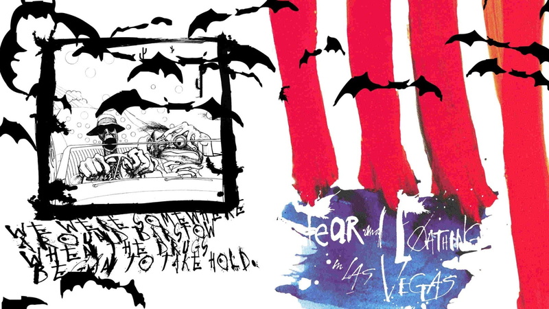 movies, 1080P, Fear And Loathing In Las Vegas, artwork, Hunter S. Thompson, psychedelic