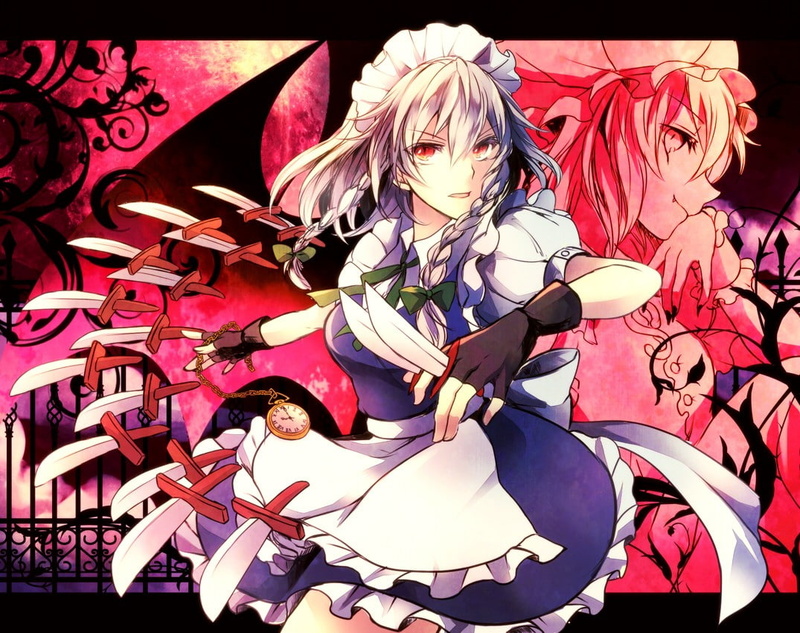 Touhou, 480P, Izayoi Sakuya