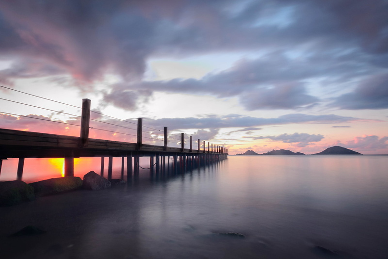 clouds, bridge, 1080P, Bodrum, sunset, Turkey, sea