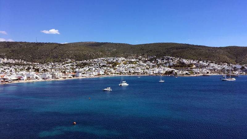 sky, day, scenics - nature, sea, outdoors, aegean, mode of transportation, mountain, architecture, beach, travel destinations, nautical vessel, house, sailboat