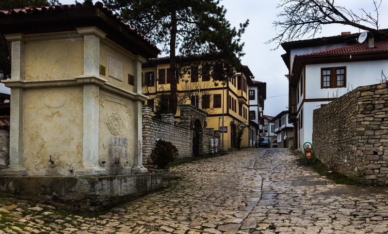 residential district, plant, built structure, city, home, nature, old, architecture, safranbolu, sky, nostalgia, minaret, the way forward, paving stone