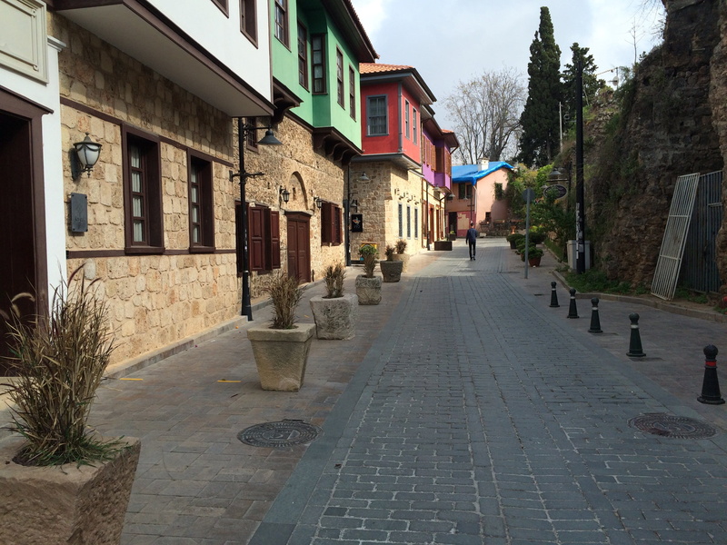 incidental people, antalya, architecture, the way forward, footpath, 2K, road, house, alley, day, turkey, direction, tree, nature, long, cobblestone, building
