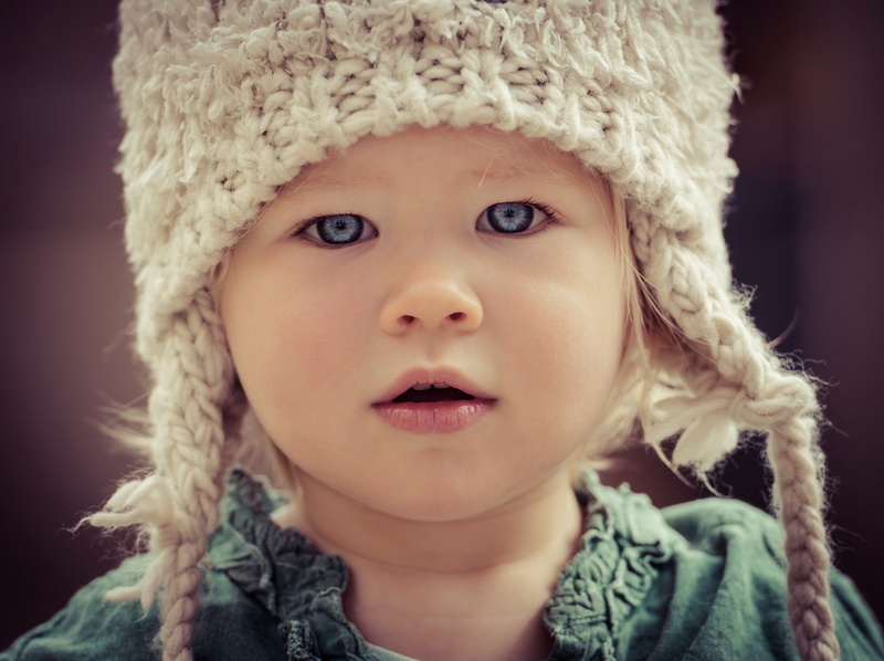 blue eyes, children, baby, 1080P