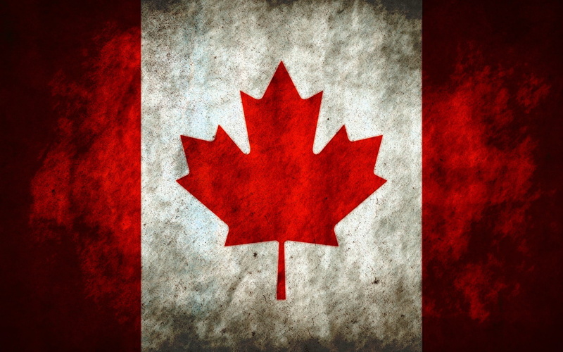 Deadpool, 1080P, flag, red, Canadian flag