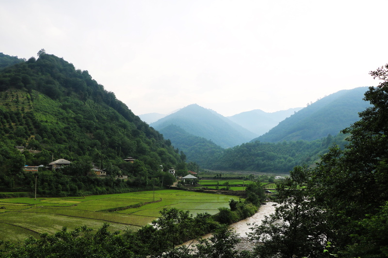 mountain range, beauty in nature, sky, natural, lake, mazandaran province, forest, plant, grass, gilan, land, tree, no people, mountain, green color, outdoors