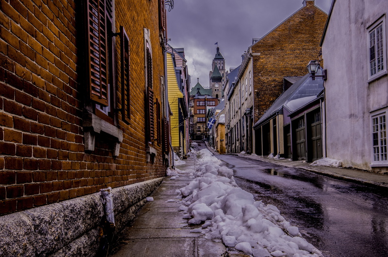 city, built structure, nature, concrete, lane, pierre, outdoors, antique, residential district, night, cold temperature, road, ice, the way forward, white