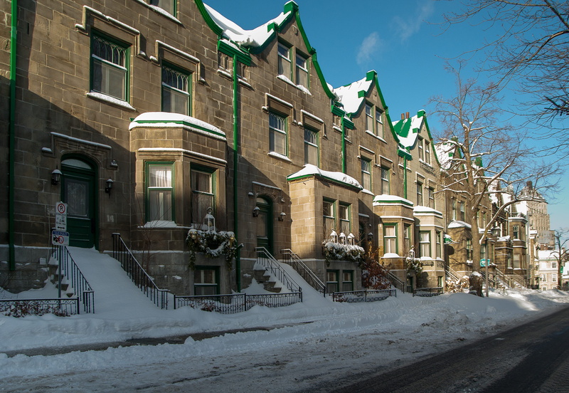 street, 2K, day, tree, window, building exterior, no people, built structure, facade, building, québec, residential district, facades, daytime, apartment