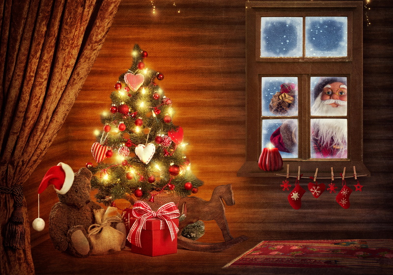 holiday - event, backgrounds, new year, 4K, decoration, Santa Claus, christmas Decoration, claus, celebration, christmas Ornament, Windows, wood - Material