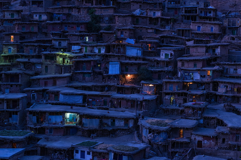 village, Sar Aqa Seyyed, the slums, 1080P, home, the evening, Iran