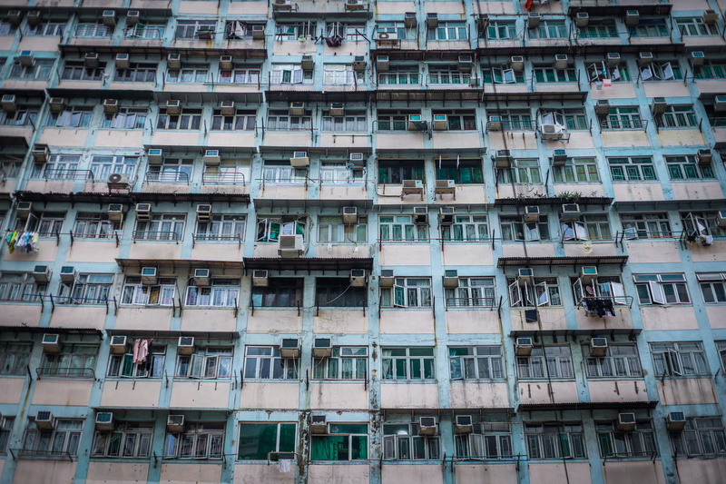 housing Development, construction Industry, residential Building, slum, china - East Asia, hong Kong, built Structure, photography, angle, complex, mansion