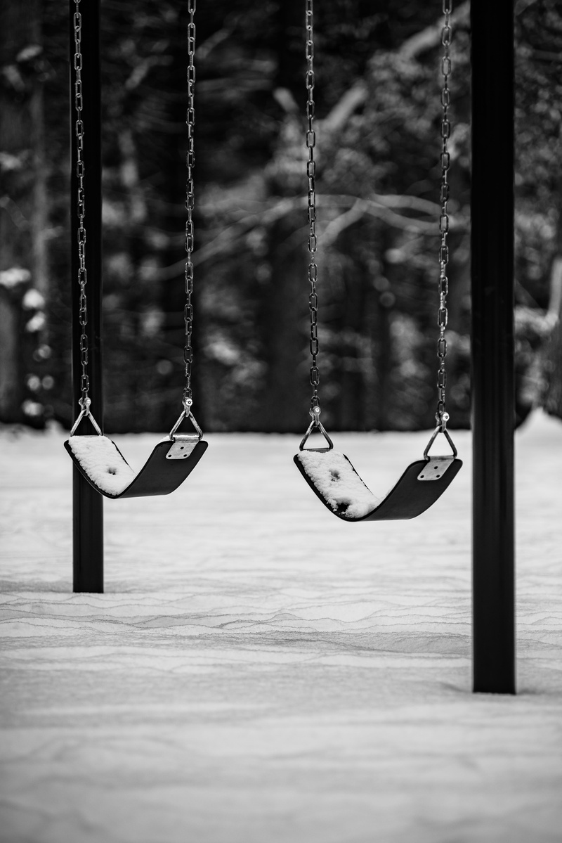 grass, porch, close-up, building, handles, lawn, outdoors, rope, coat, metal, nature, tree, suit, day, outdoor play equipment, urban, 5K, overcoat, swing