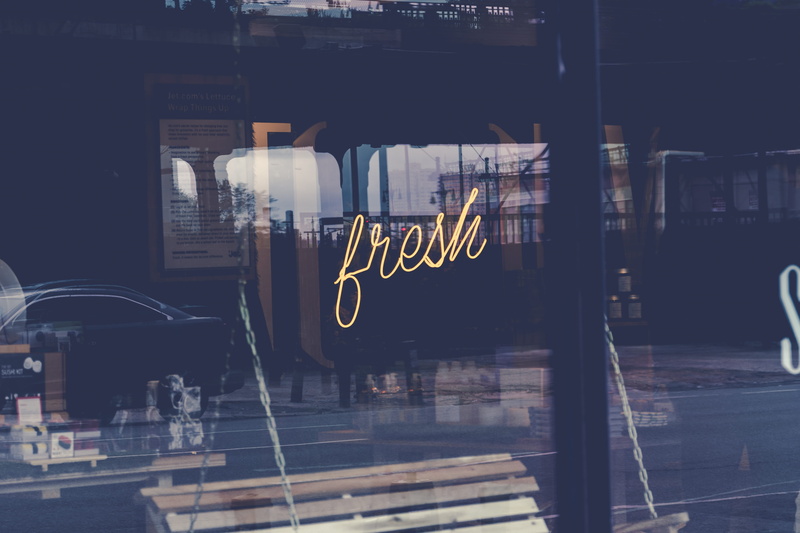 architecture, fresh, window, text, night, wooden, reflection, establishment, printed, business, store window, transparent, glass, built structure, facade