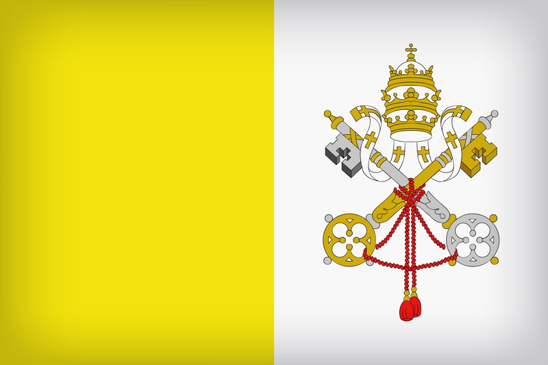 Flags, Flag of Vatican City, 1080P, Flag