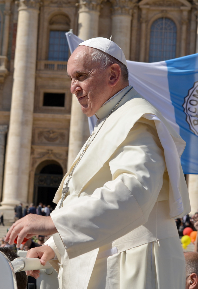 church, males, waist up, belief, pope francis, people, holy father, day, architecture, audience, pope, adult, rome, building exterior, st peters square