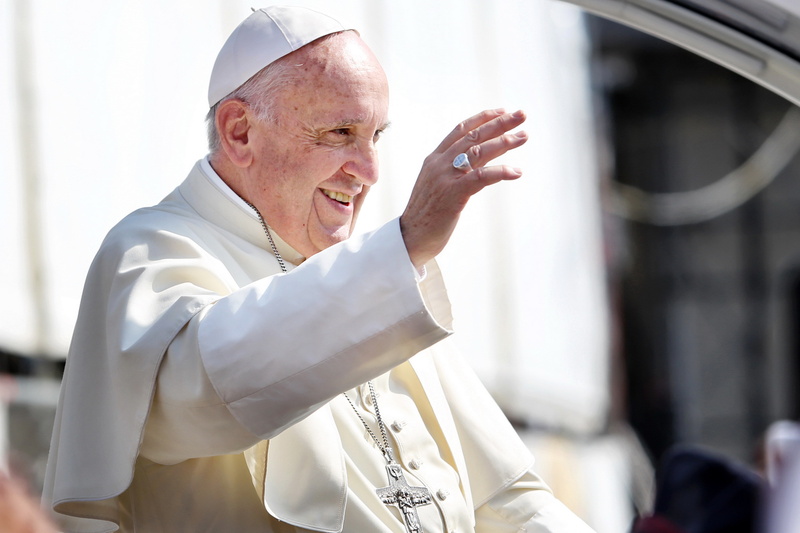 Pope Francis, 4K, Francisco, smile, Jorge Mario Bergoglio Sívori, poses