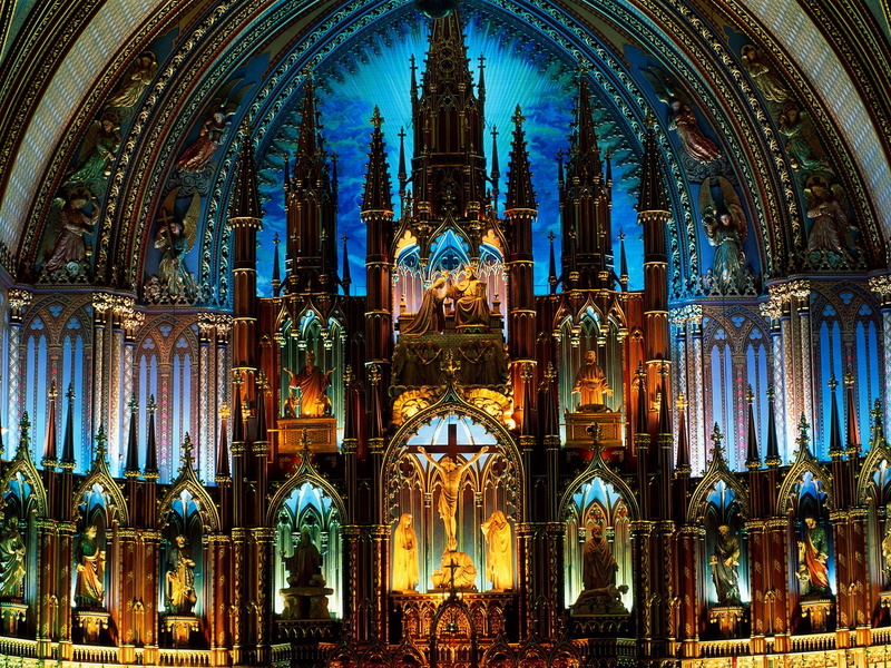 dame, 720P, notre, basilica, canada
