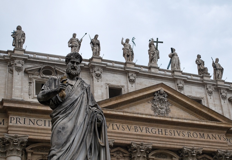 day, tourism, low angle view, peter, city, vatican, exterior, travel destinations, roma, italian, ornate, catholic, craft, no people, creativity, architecture