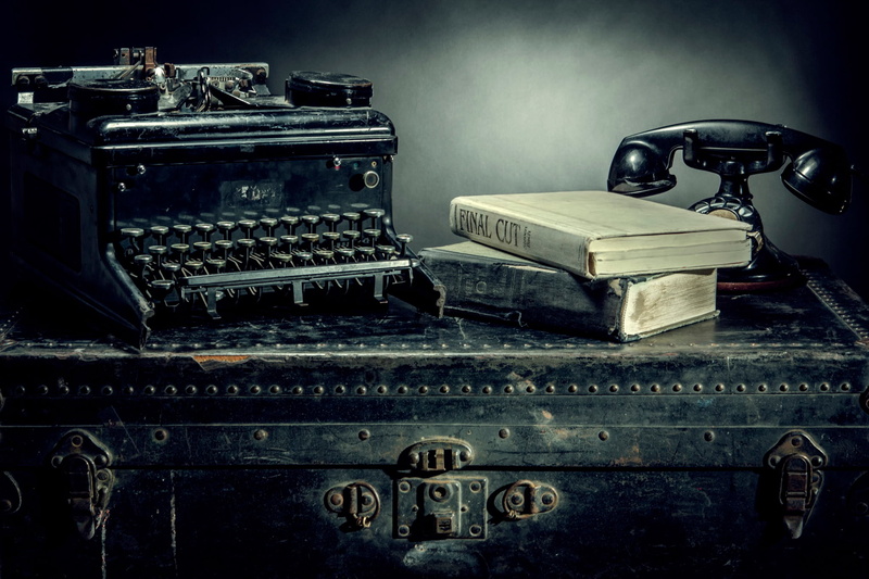 sepia Toned, no People, 1080P, Vintage, correspondence, indoors, author, paper, still, classic, technology, equipment, desk, typewriter, old, obsolete