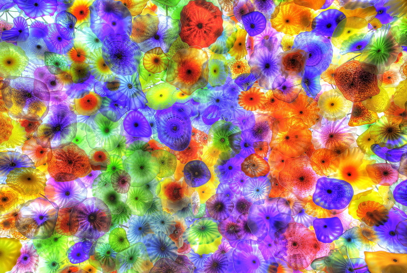 Fiori di Como, glass blossoms, chandelier, 1080P, Las Vegas, glass flowers, Bellagio Hotel, the hotel