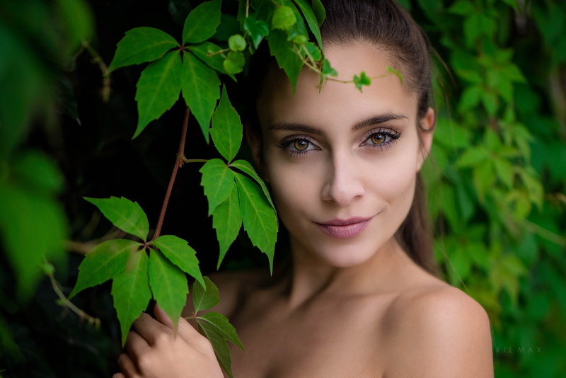 Pavlina, face, 1080P, women, portrait, smiling, Cyril Max