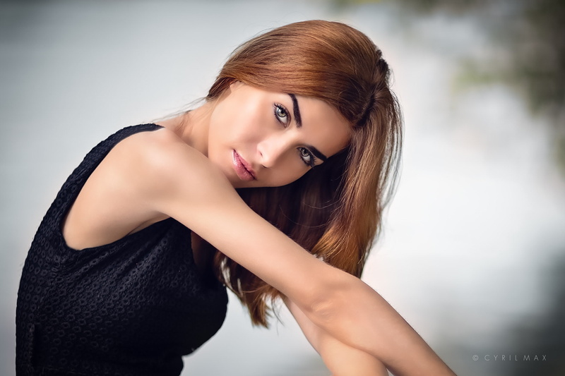 redhead, Cyril Max, depth of field, 1080P, face, women, portrait