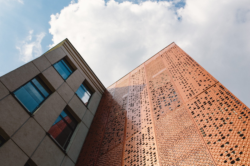 cloud - sky, architecture And Buildings, wall - building feature, office building exterior, Architecture, vintage, modern, tower, skyscraper, tall - high