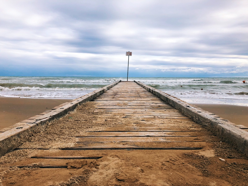 jesolo, day, long, water, lido di jesolo, italy, sky, veneto, sand, land, nature, sea, cloud - sky, outdoors, beauty in nature, no people, 2K, scenics - nature