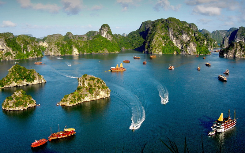 hanoi, cambodge, asie, 2K, viet, halong, nam, circuit
